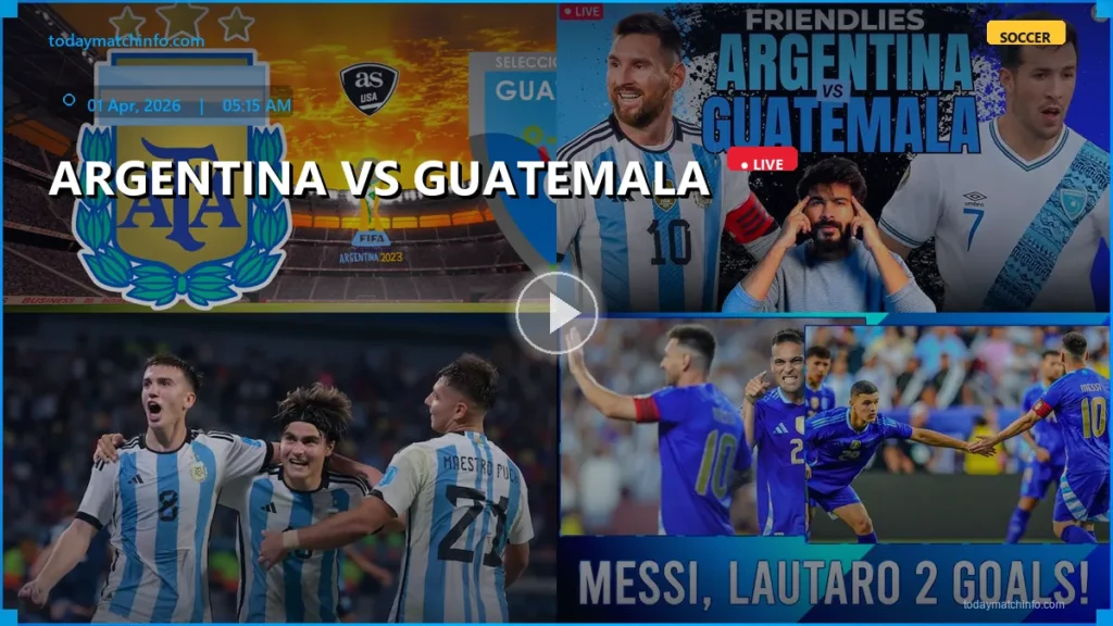 Argentina vs Guatemala Live Stream: How to Watch Messi & Co. Tonight
