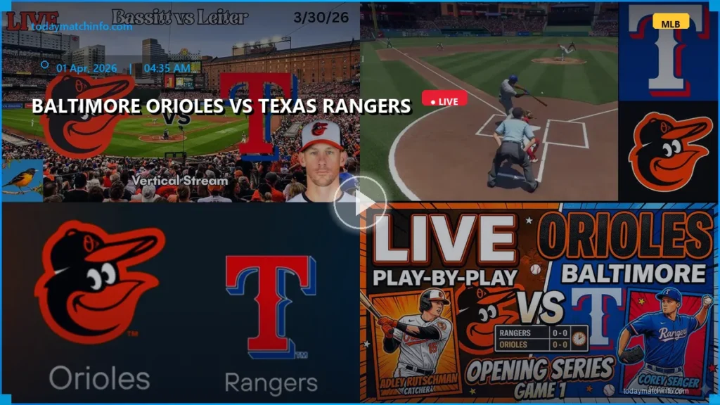 Baltimore Orioles vs Texas Rangers Live Stream: How to Watch MLB Online, Prediction & Odds