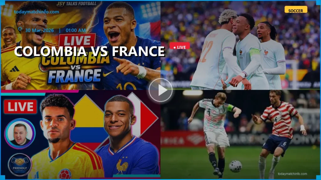 Colombia vs France Live Stream: How to Watch International Soccer Friendly in the USA