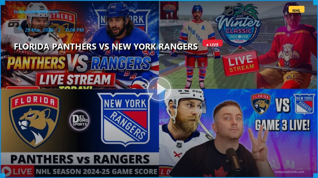 Florida Panthers vs New York Rangers Live Stream: How to Watch NHL Match Today, Time, & Prediction