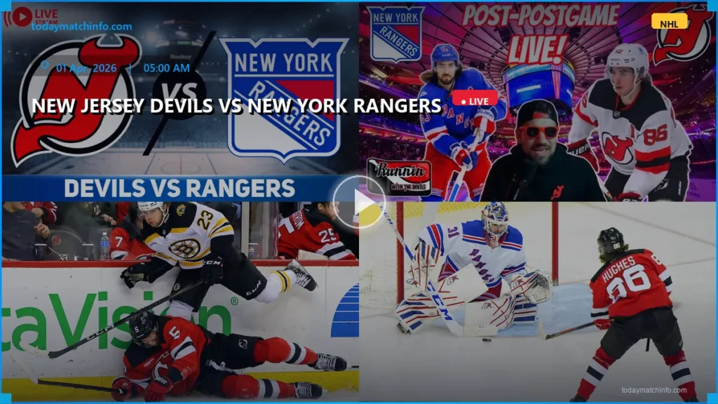 Devils vs Rangers Live Stream: How to Watch NHL Rivalry at Prudential Center