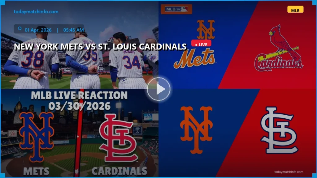 New York Mets vs St. Louis Cardinals Live Stream, Prediction, and Game Time: April 1, 2026