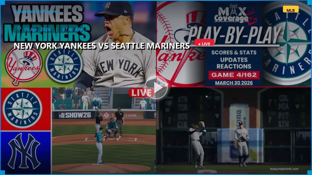 New York Yankees vs Seattle Mariners Live Stream: How to Watch MLB Tonight