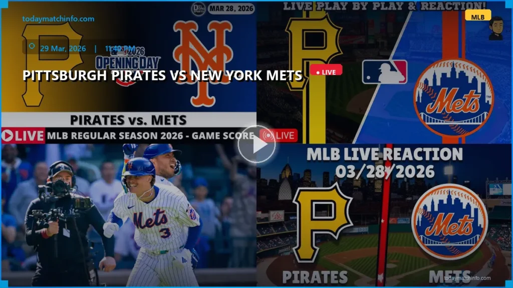 Mets vs Pirates Live Stream: How to Watch MLB Opening Series Finale Today