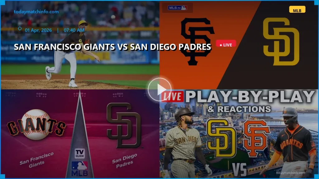 Giants vs Padres Live Stream: How to Watch MLB Plus Match Prediction & Lineup (April 1, 2026)