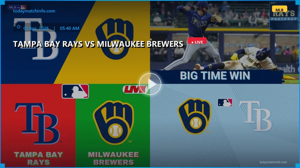 Tampa Bay Rays vs Milwaukee Brewers Live Stream: How to Watch MLB Online, Prediction & Odds