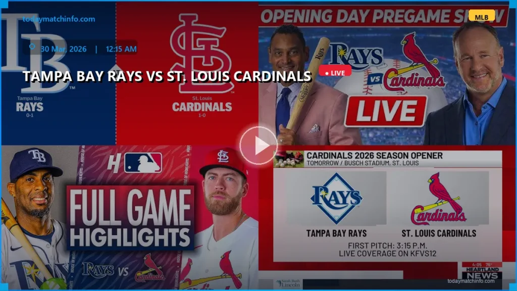 MLB Cardinals vs Rays Live Stream: Watch St. Louis vs Tampa Bay Online