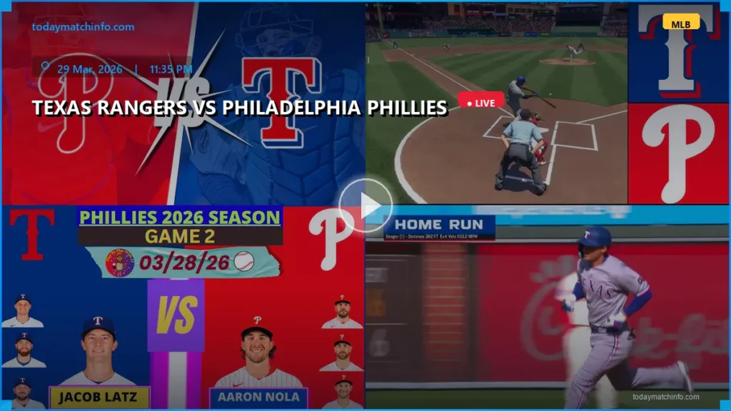 Texas Rangers vs Philadelphia Phillies Live: How to Watch, MLB Predictions, and Game Time