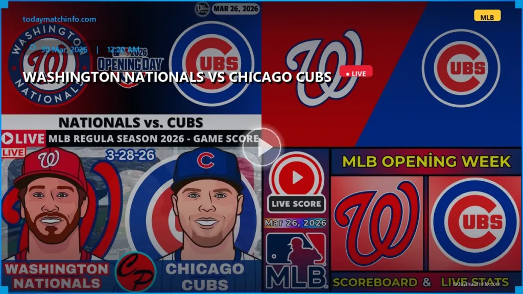 Cubs vs Nationals Live Stream: How to Watch MLB Opening Series Finale Online