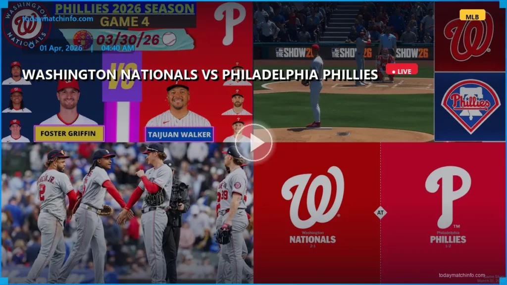 Washington Nationals vs Philadelphia Phillies Live: How to Watch MLB Online, Start Time & Prediction