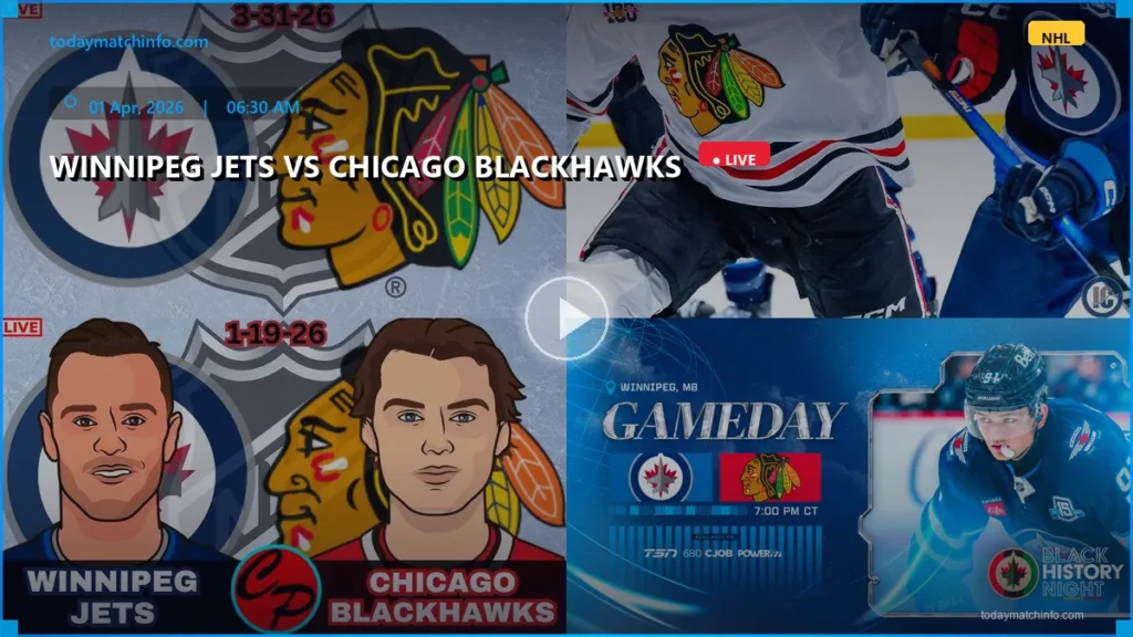 Winnipeg Jets vs Chicago Blackhawks Live Stream: How to Watch NHL 2026 Online, TV Channel, & Predictions
