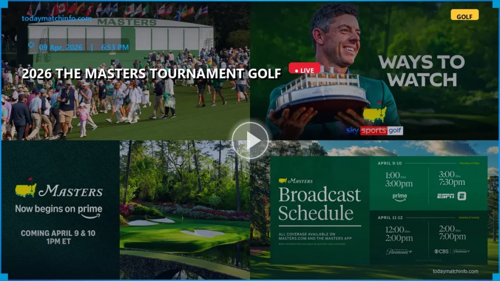 The Masters 2026 Live Stream: How to Watch Golf at Augusta National Online