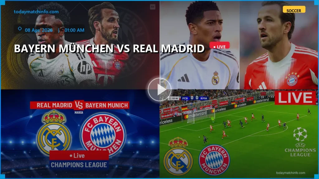Bayern vs Real Madrid Live Stream: How to Watch UCL Quarter-Final in USA