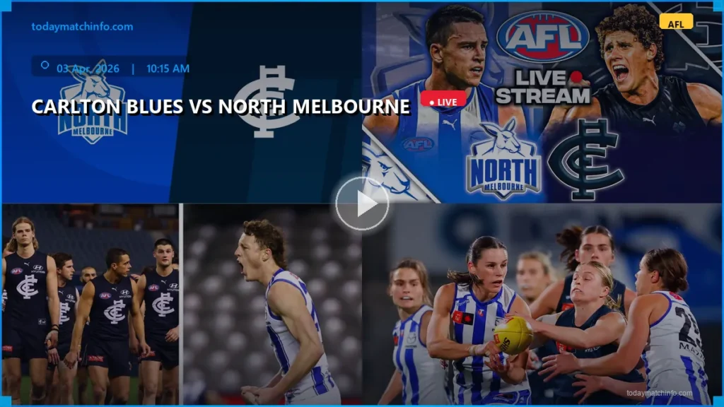 Carlton Blues vs North Melbourne Live: How to Watch AFL 2026, Start Time, and Predictions