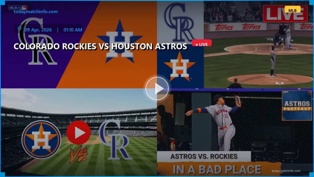 Rockies vs Astros Live Stream: How to Watch MLB Game Online, Time, & Prediction