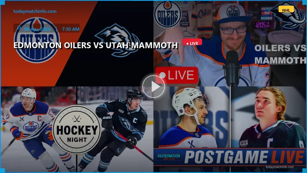 Edmonton Oilers vs Utah Mammoth Live Stream: How to Watch NHL Tonight, Prediction & Start Time