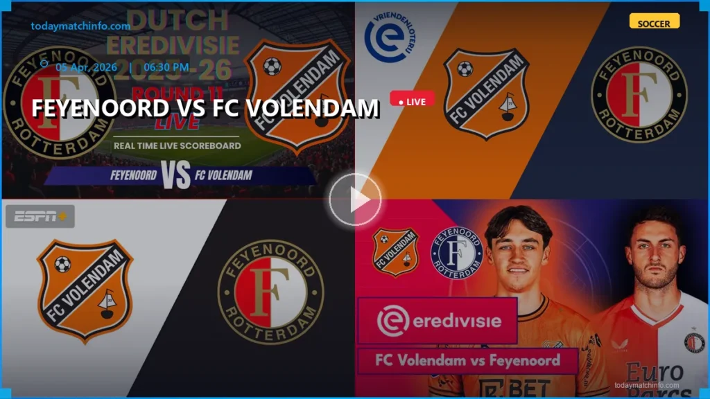 Feyenoord vs FC Volendam Live Stream: How to Watch Eredivisie in the USA