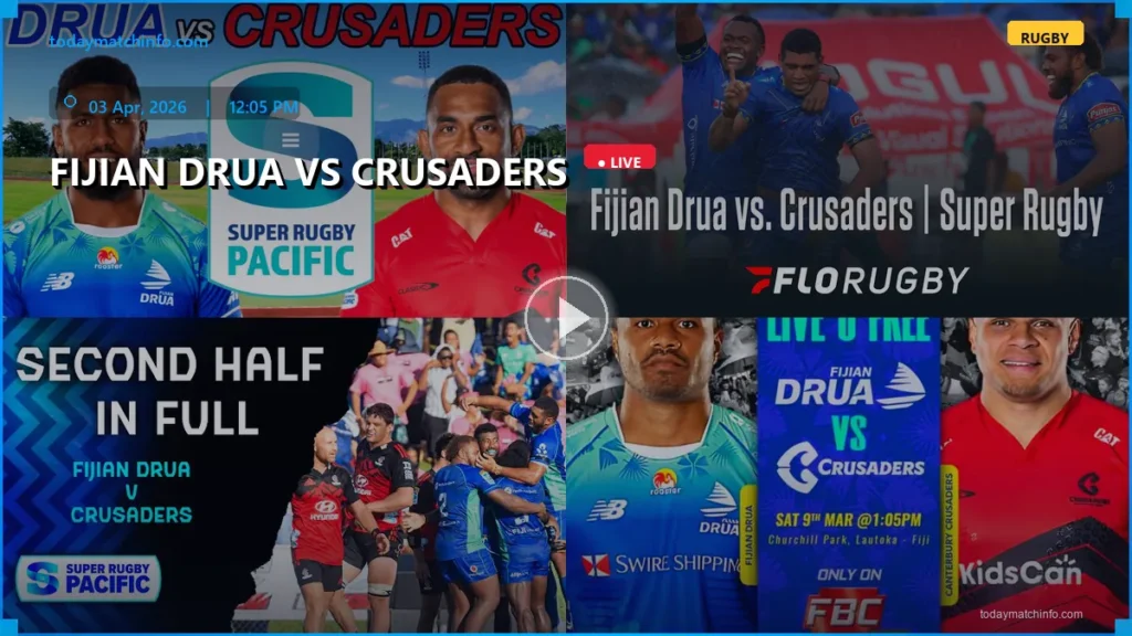 Fijian Drua vs Crusaders Live Stream: How to Watch Super Rugby Pacific in the USA