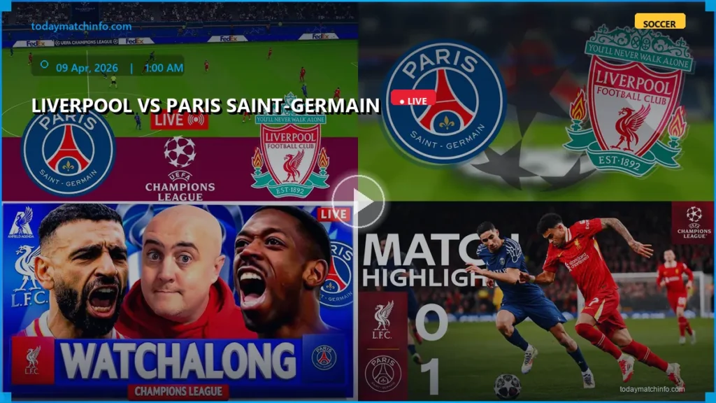 Liverpool vs PSG Live Stream: How to Watch UCL Quarter-Final Start Time & Predictions