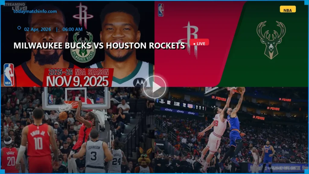 Bucks vs Rockets Live Stream: How to Watch NBA Online, Game Time, and Odds