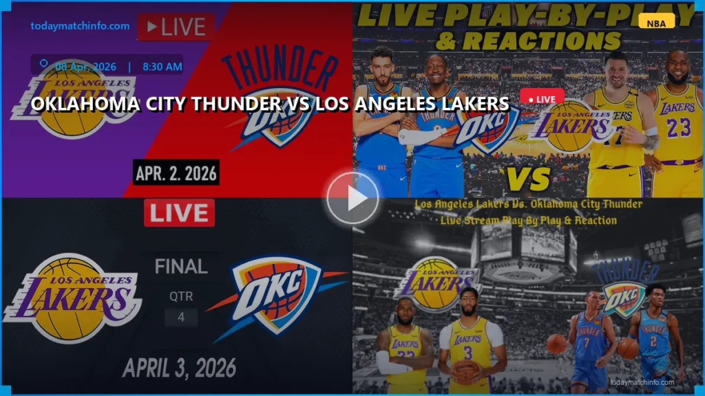 Thunder vs Lakers Live Stream: How to Watch OKC Thunder Basketball Online (April 8, 2026)
