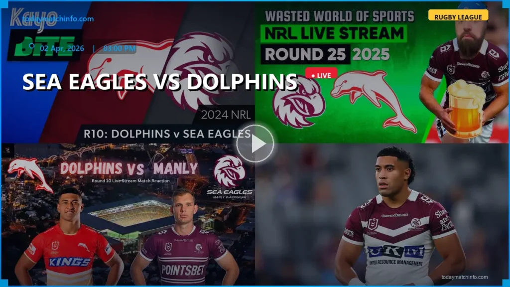 Sea Eagles vs Dolphins NRL 2026: Live Stream, Start Time & Match Prediction