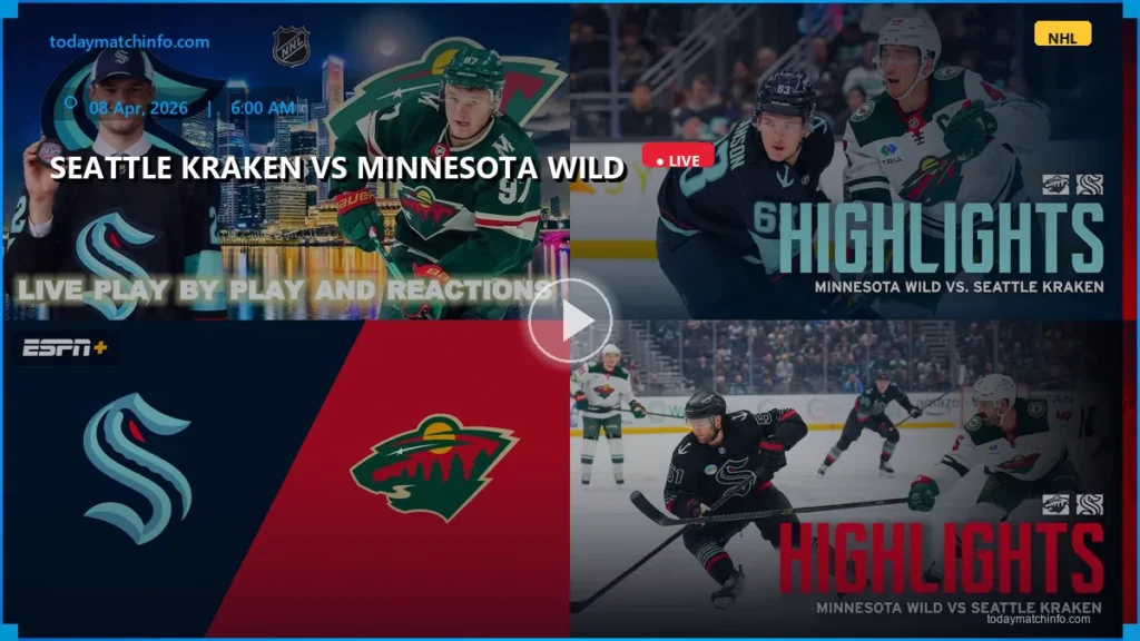 Seattle Kraken vs Minnesota Wild Live: How to Watch NHL Action at Climate Pledge Arena