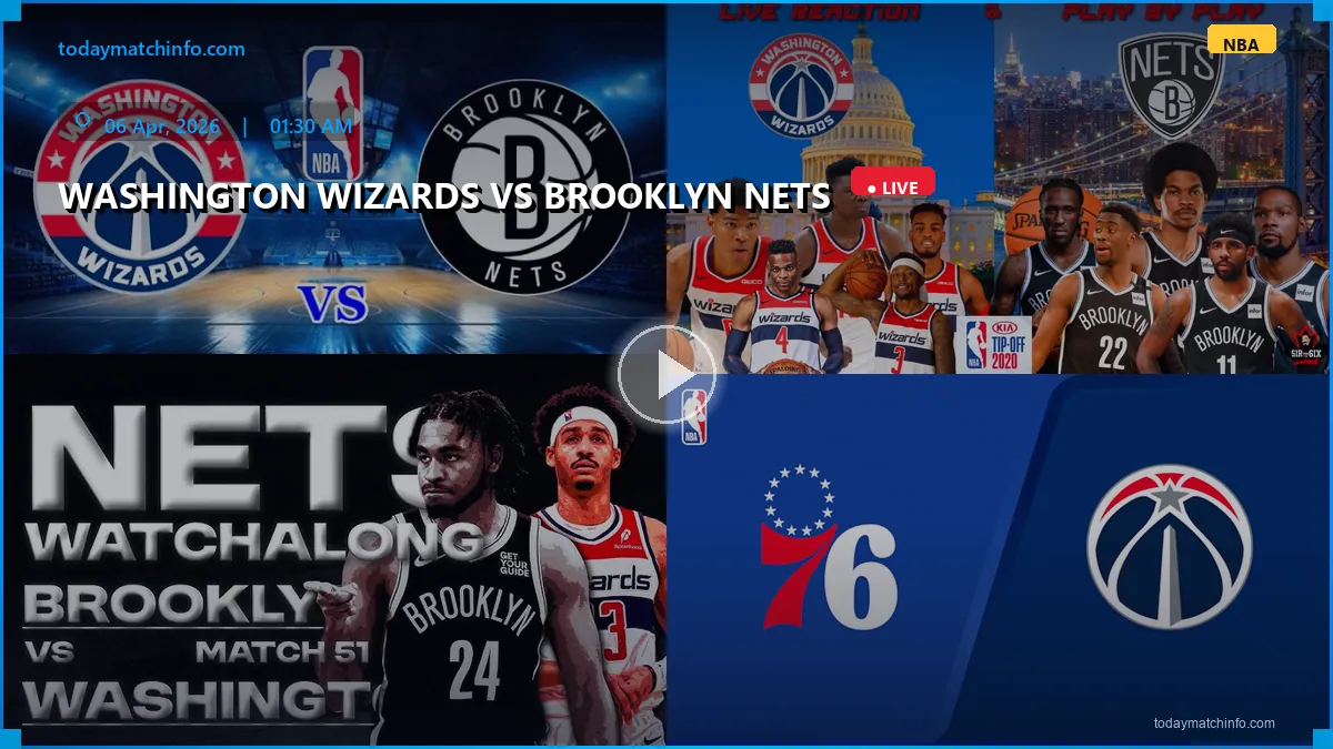 Washington Wizards vs Brooklyn Nets Live: How to Watch, Start Time ...