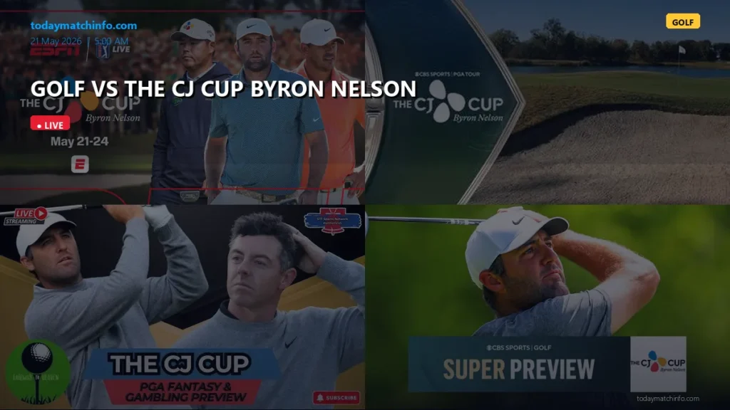 PGA Tour Golf: CJ Cup Byron Nelson 2026 Preview & Live Stream
