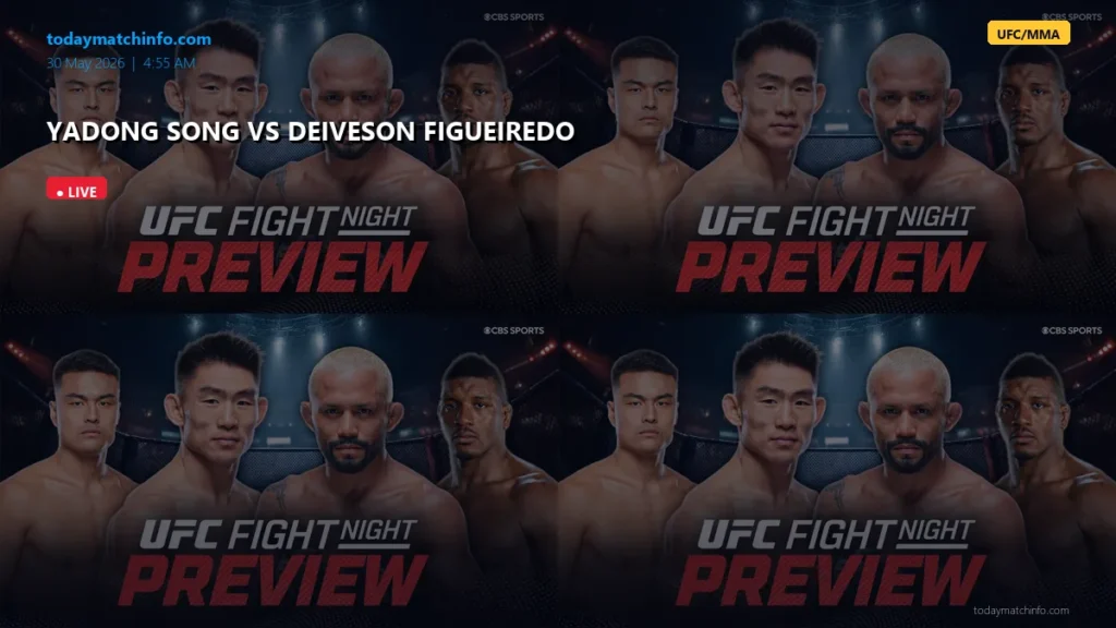 UFC Fight Night Macau 2026: Song vs Figueiredo Live Stream & Preview