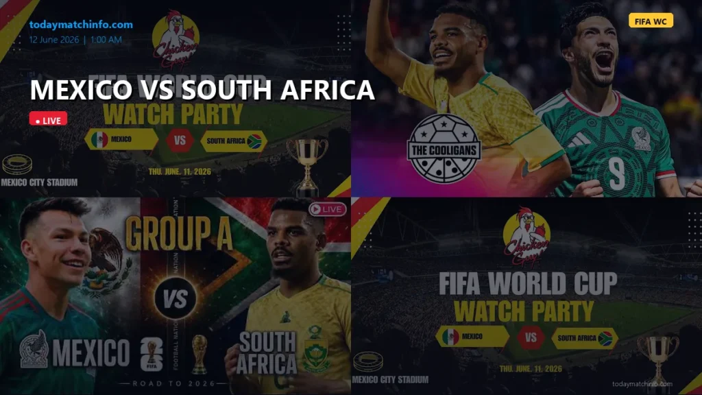 Mexico vs South Africa LIVE: FIFA World Cup 2026 Opening Match Streaming