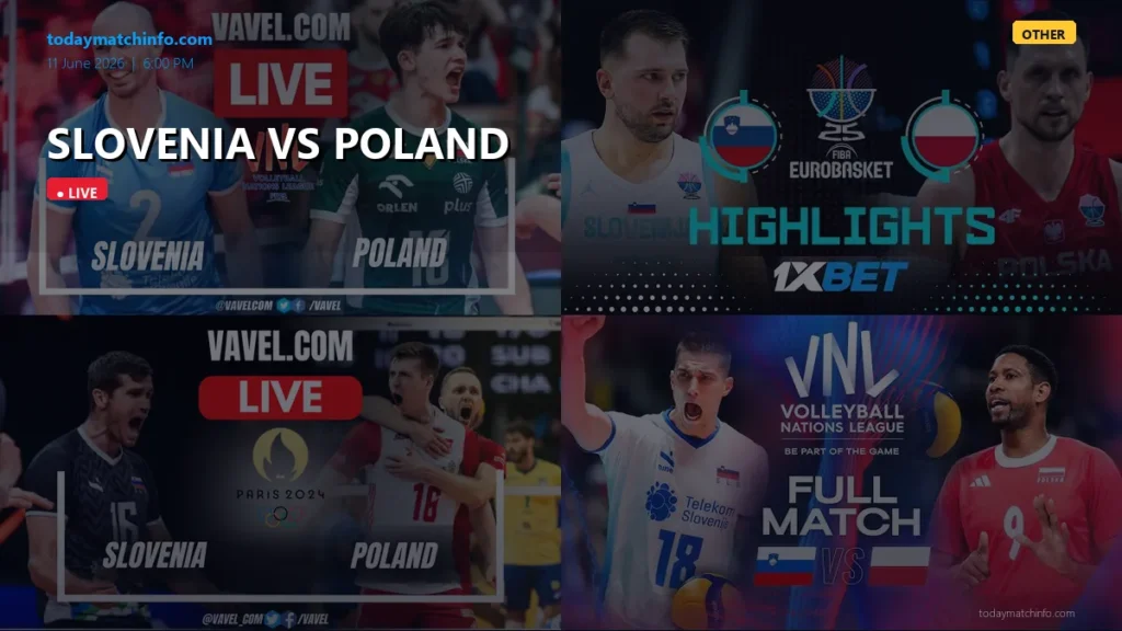 Slovenia vs Poland Live: VNL 2026 Clash Today