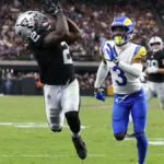 Ashton Jeanty catches TD in Week 7 loss as rushing woes continue