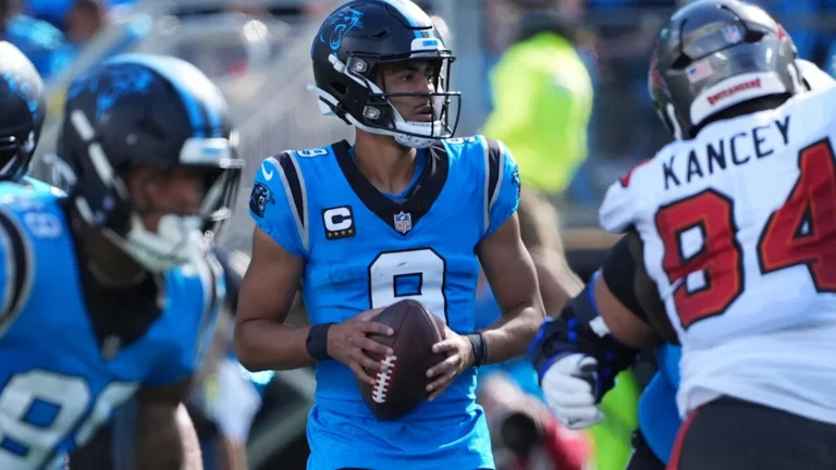 Bryce Young struggles: 1 TD, 2 INTs in Week 7 loss to Bucs