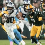 Chuba Hubbard Tops 100 Yards, Scores in TNF Win Over Packers