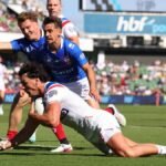 England thrash France 82-0 to keep World Cup hopes alive