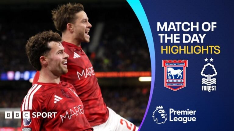 Forest left frustrated as winless run goes on after 1-1 Ipswich draw