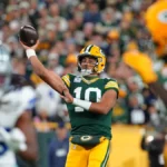 Jordan Love Tosses Two Touchdowns in Week 7 Win Over Lions