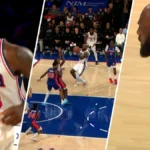 LeBron James Ignites 6-0 Run to Lead 76ers Past First Half