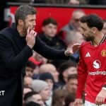 Michael Carrick and Bruno Fernandes hold clear-the-air talks before Chelsea trip