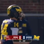 Michigan Football Shock: Tommy Carr Turnovers Let Indiana Lead at Halftime