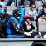 Panthers RT Taylor Moton fractures fibula, out indefinitely after blood clot return