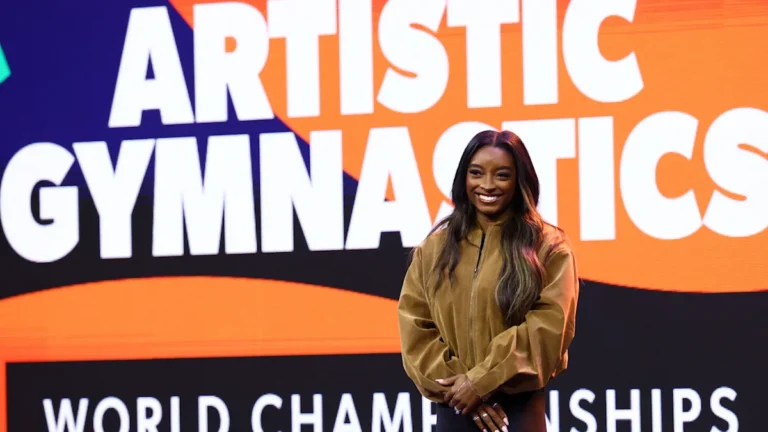 Simone Biles Admits She Still Feels 'So Nervous' At Gymnastics Worlds