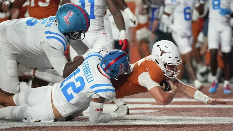 Texas vs Ole Miss: No. 17 Longhorns survive epic collapse to win 34-27