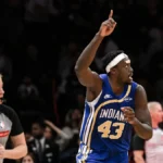 Tyrese Haliburton, Jay Huff lead Pacers to 136-109 rout of Nets