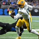 WATCH: Packers extend lead with Matthew Golden TD after Bryce Young INT
